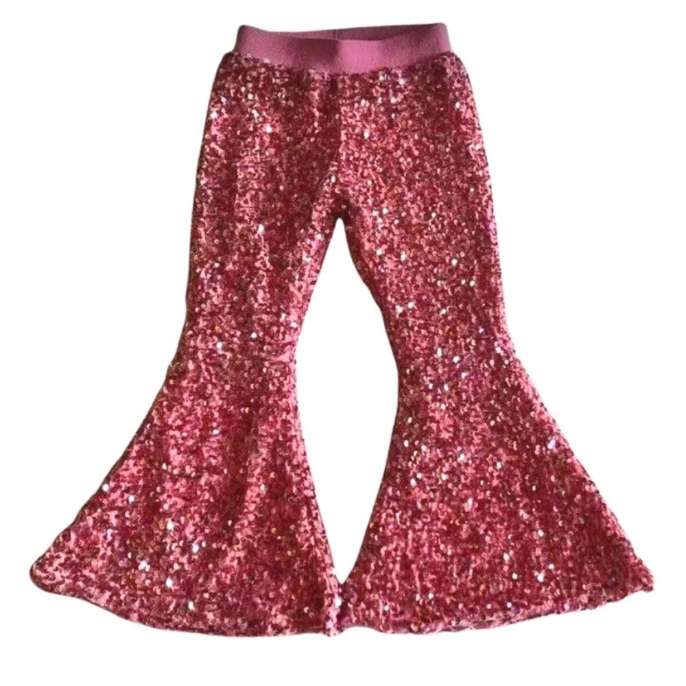 Sparkledot sequin bell bottoms